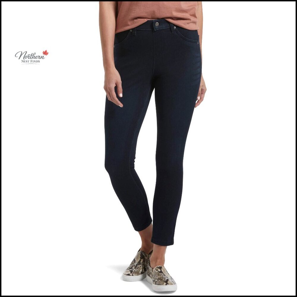 High Waist Skimmer Leggings Ultra Soft Denim Pull-On Stretch